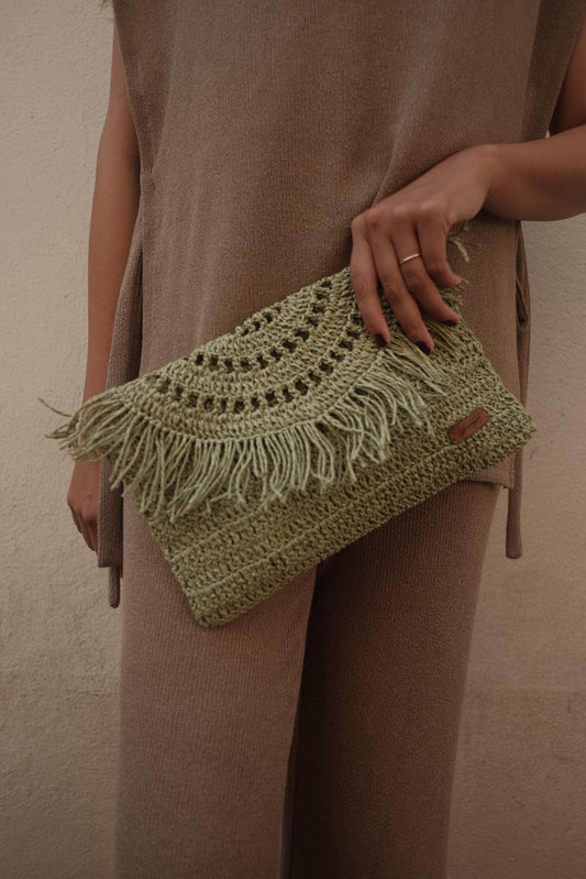 Sage Green Clutch