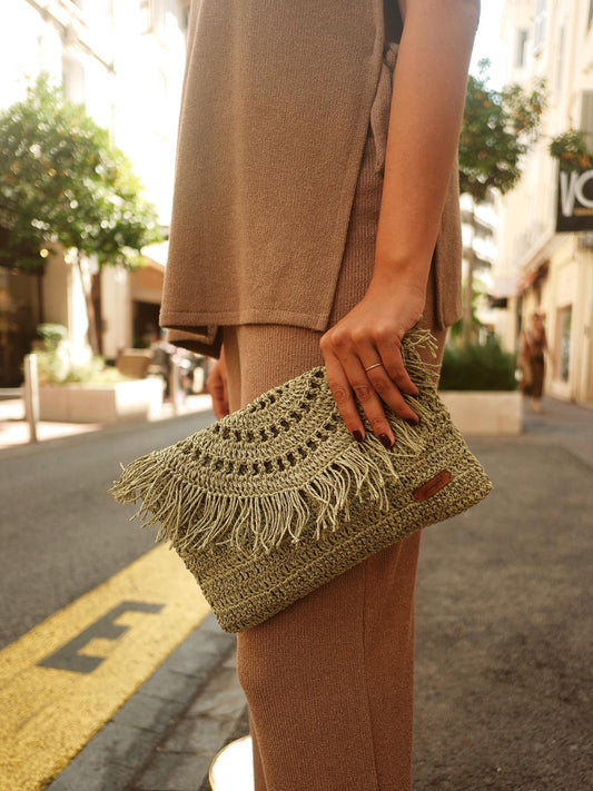 Sage Green Clutch