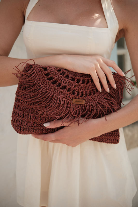 Burgundy Clutch
